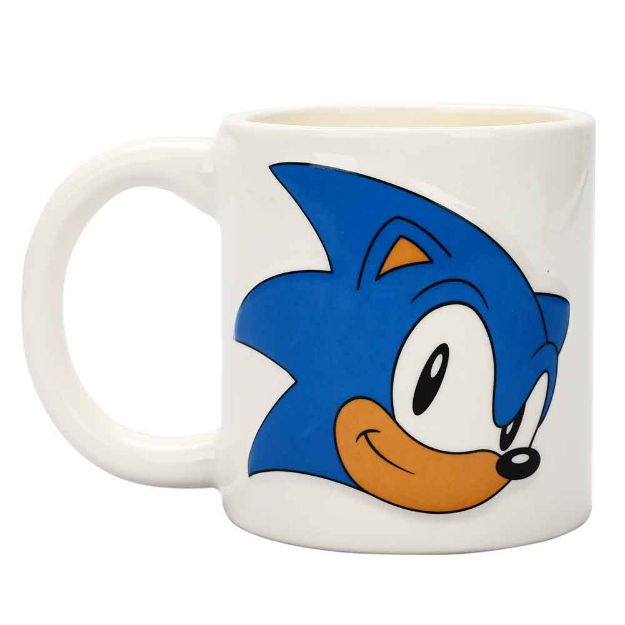 Mug - Sonic Face Let's Roll 16oz