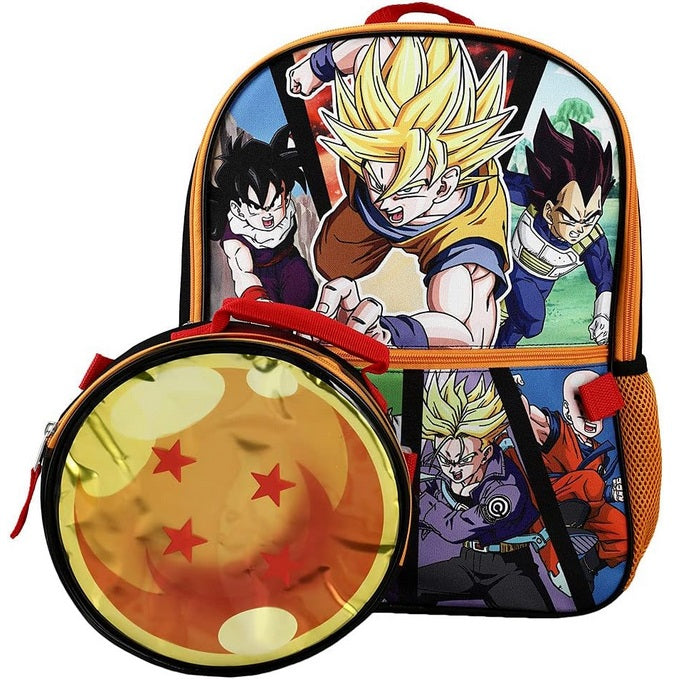 Backpack - DBZ Group 16inch with Lunchkit