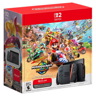 Nintendo Switch 2 + Mario Kart World Bundle + 3 Month Online Membership