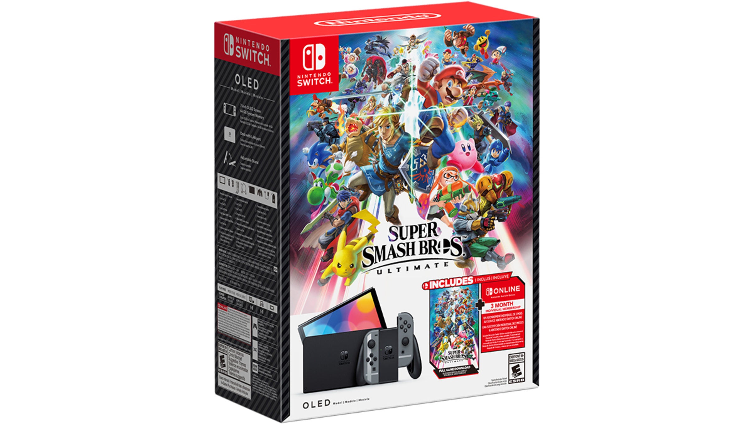 NINTENDO SWITCH (OLED) Super Smash Bros Ultimate Bundle