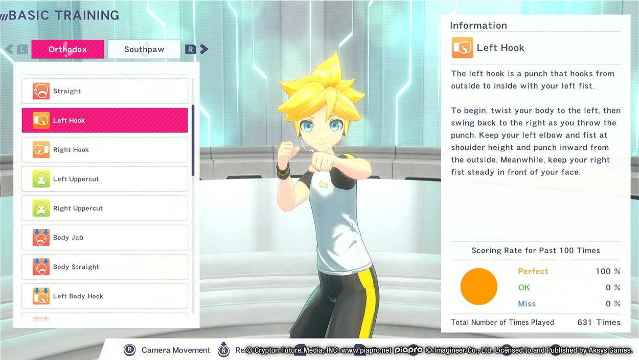 FITNESS BOXING FEATURING HAKSUNE MIKU