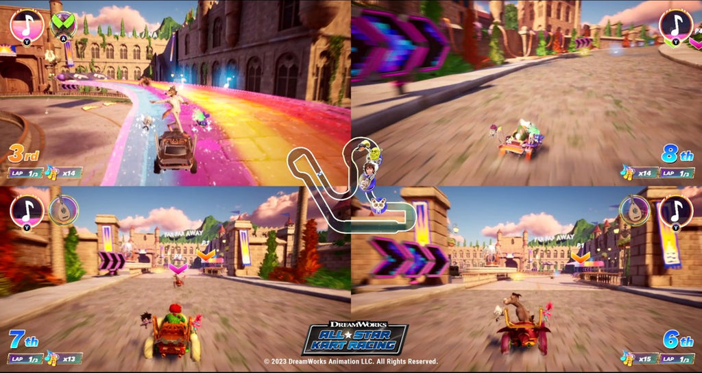 DREAMWORKS ALL-STAR KART RACING