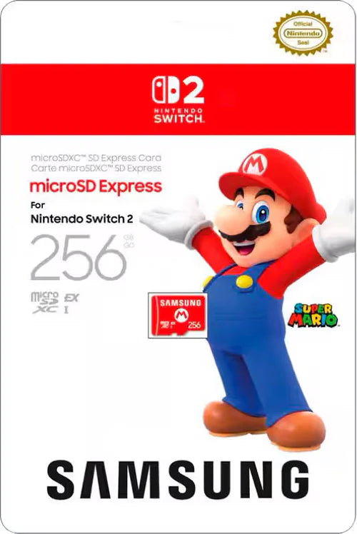 SAMSUNG MICROSD EXPRESS CARD 256GB FOR NINTENDO SWITCH 2