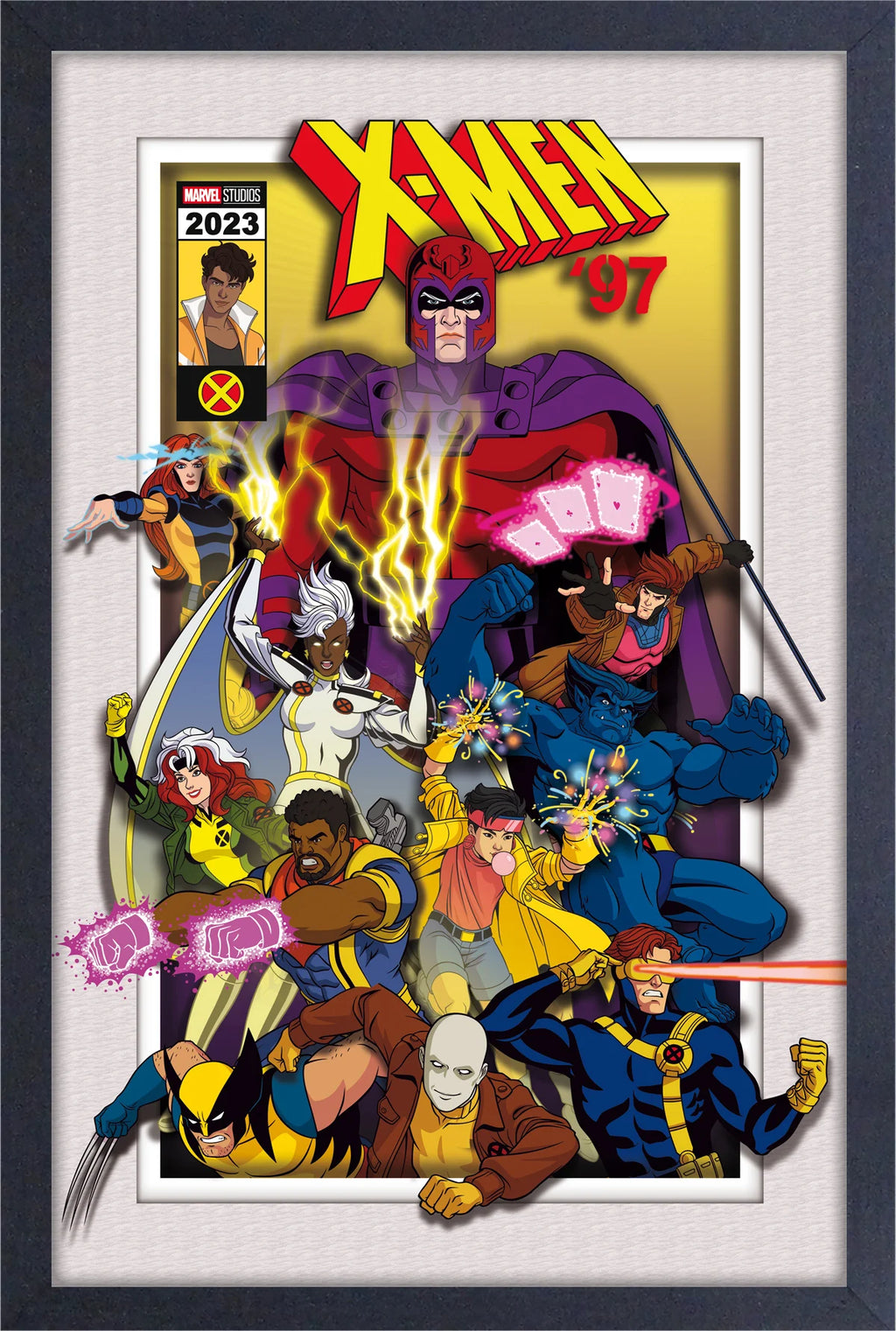 Art - X-Men Comic Cover Faux Matte