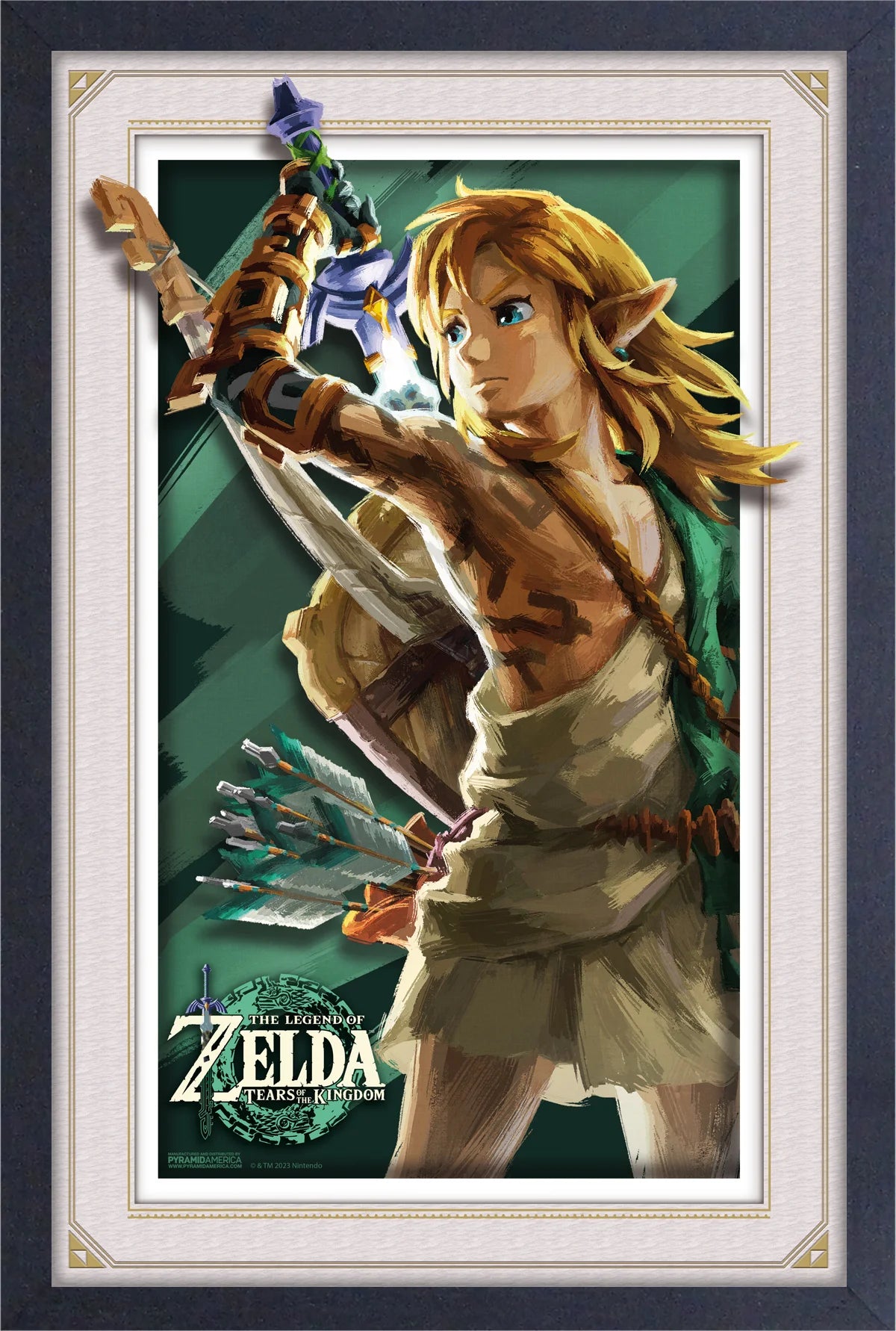 Art - LoZ ToTk Primal Link Faux Matte