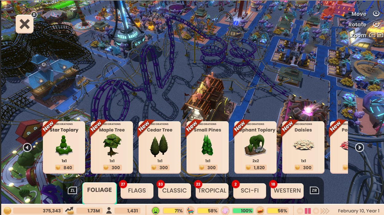 ROLLER COASTER TYCOON ADVENTURES DELUXE