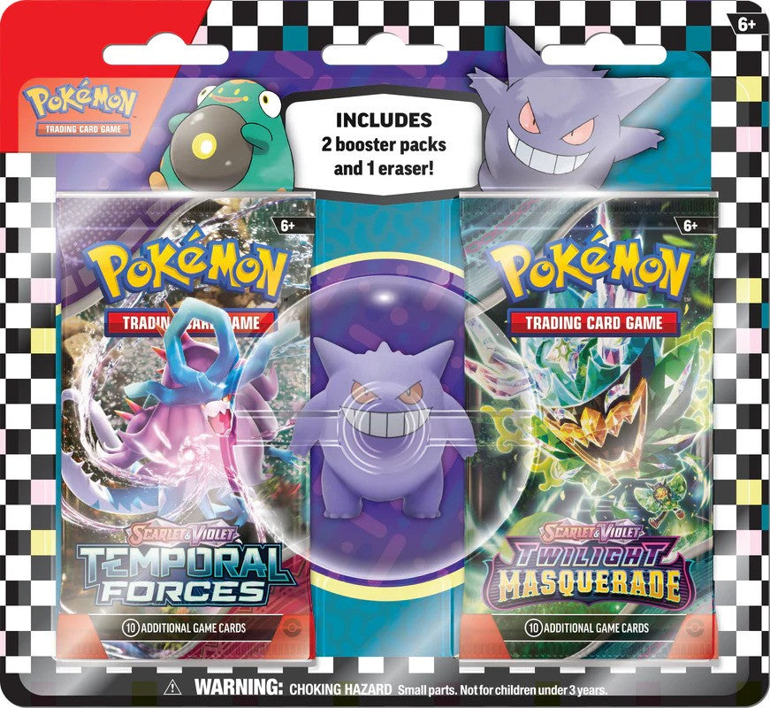Pokemon TCG - BACK TO SCHOOL ERASER 2pk BLISTR 2024