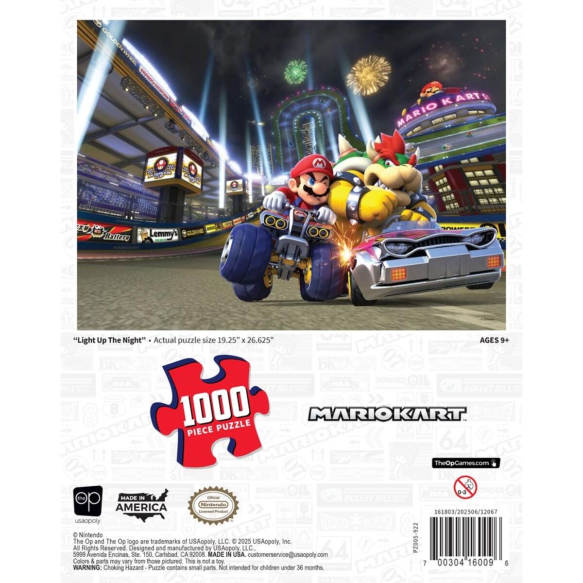 Puzzle - Mario Kart Light Up The Night (1000pc)