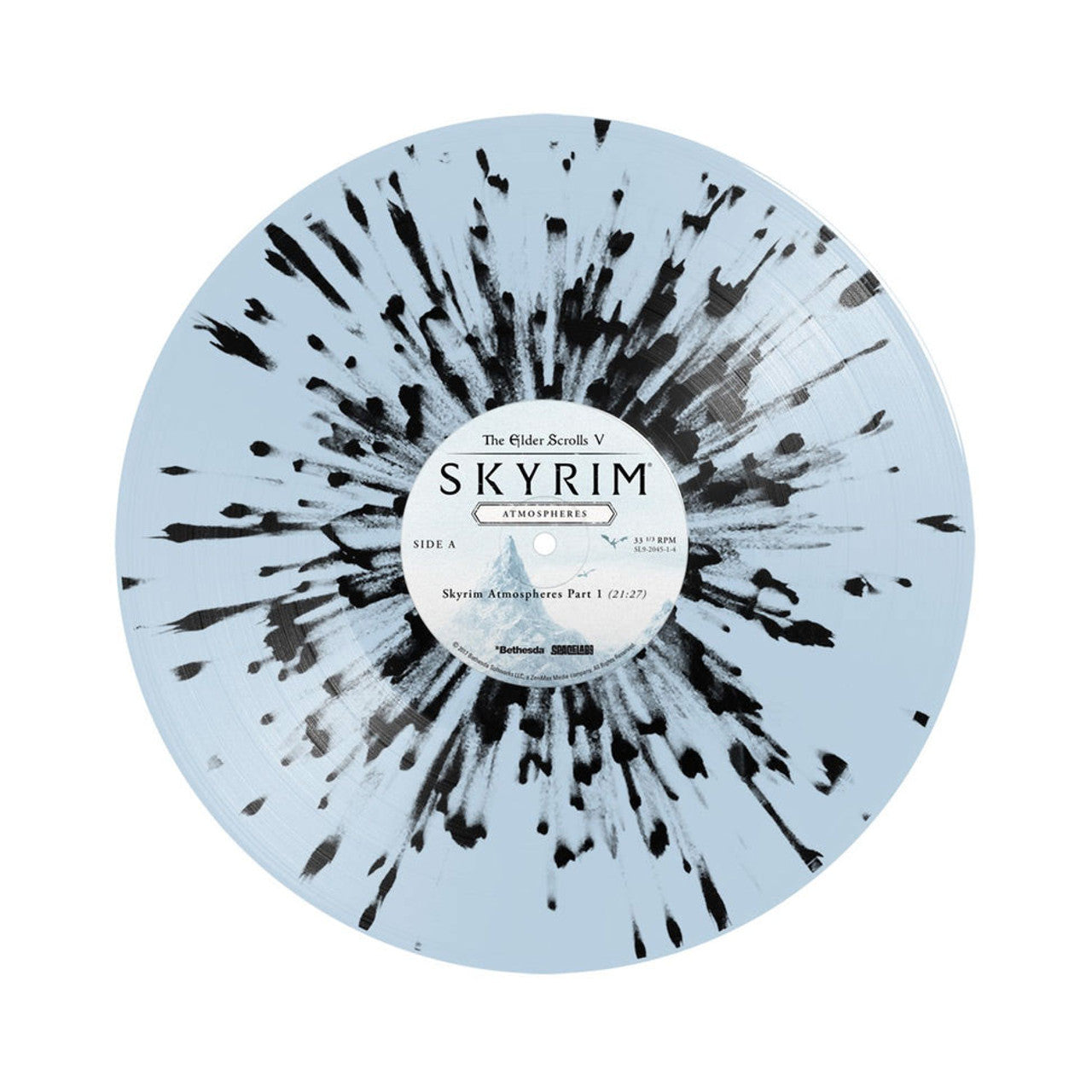 Vinyl - Elder Scrolls V: Skyrim Atmospheres Lp (Blue with Black Splatter)