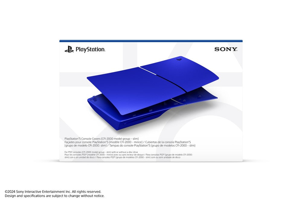 PS5 CONSOLE COVER COBALT BLUE (STANDARD SLIM)