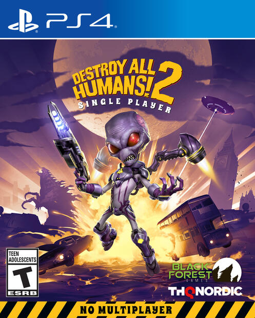 DESTROY ALL HUMANS 2 REPROBED SINGLE PLAYER