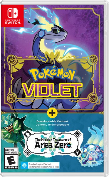 POKEMON VIOLET + THE HIDDEN TREASURE OF AREA ZERO DLC BUNDLE