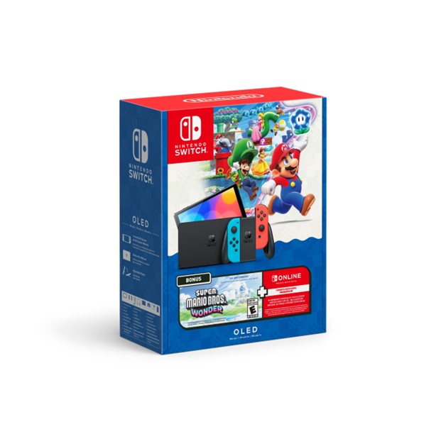 Nintendo Switch OLED Console W/ Super Mario Wonder
