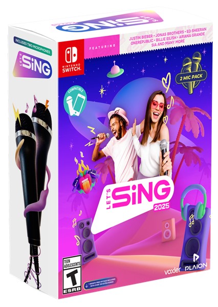 LETS SING 2025 | (2 MICROPHONE BUNDLE)