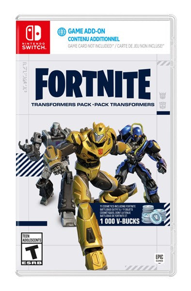 FORTNITE TRANSFORMERS PACK (Code In Box)