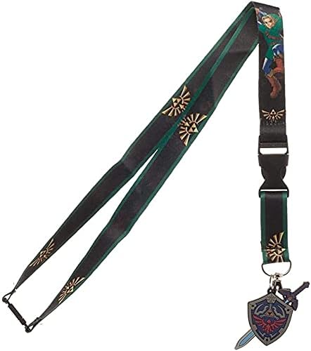Lanyard - Zelda w/Sword n Shield Charm