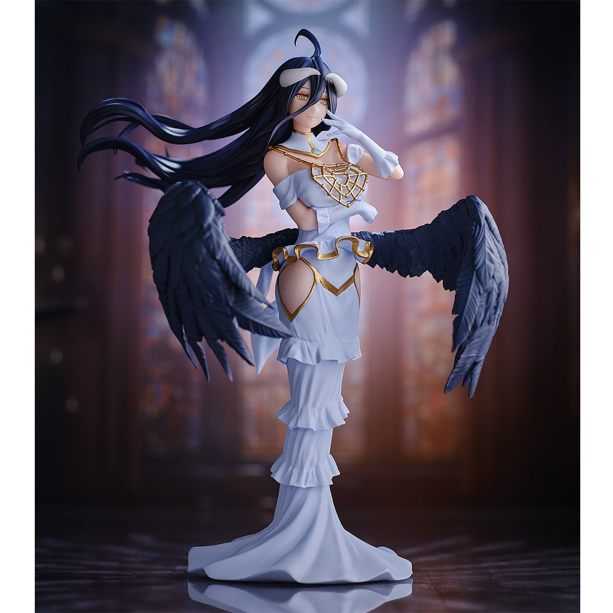 Overlord Albedo White Dress Figure