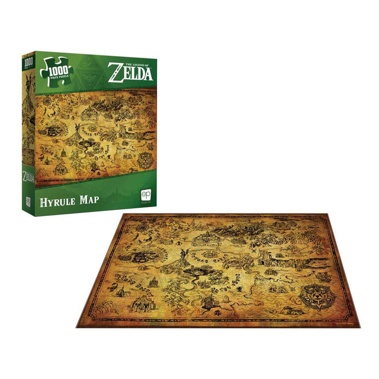 Puzzle - Zelda Hyrule Map 1000pc