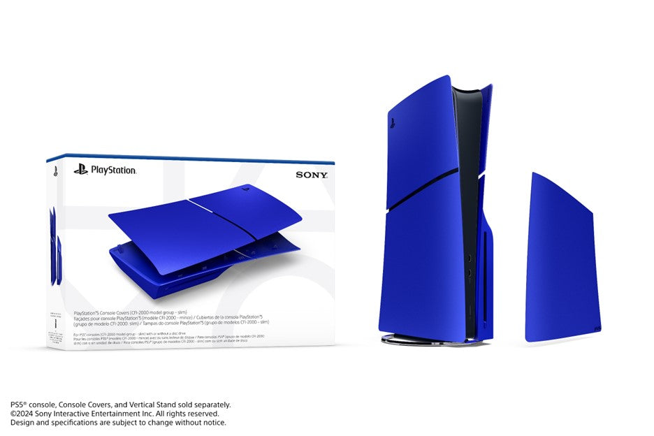 PS5 CONSOLE COVER COBALT BLUE (STANDARD SLIM)