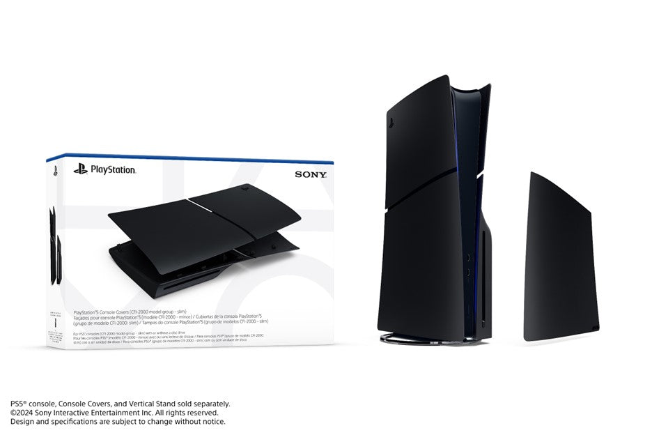 PS5 CONSOLE COVER MIDNIGHT BLACK (STANDARD SLIM)