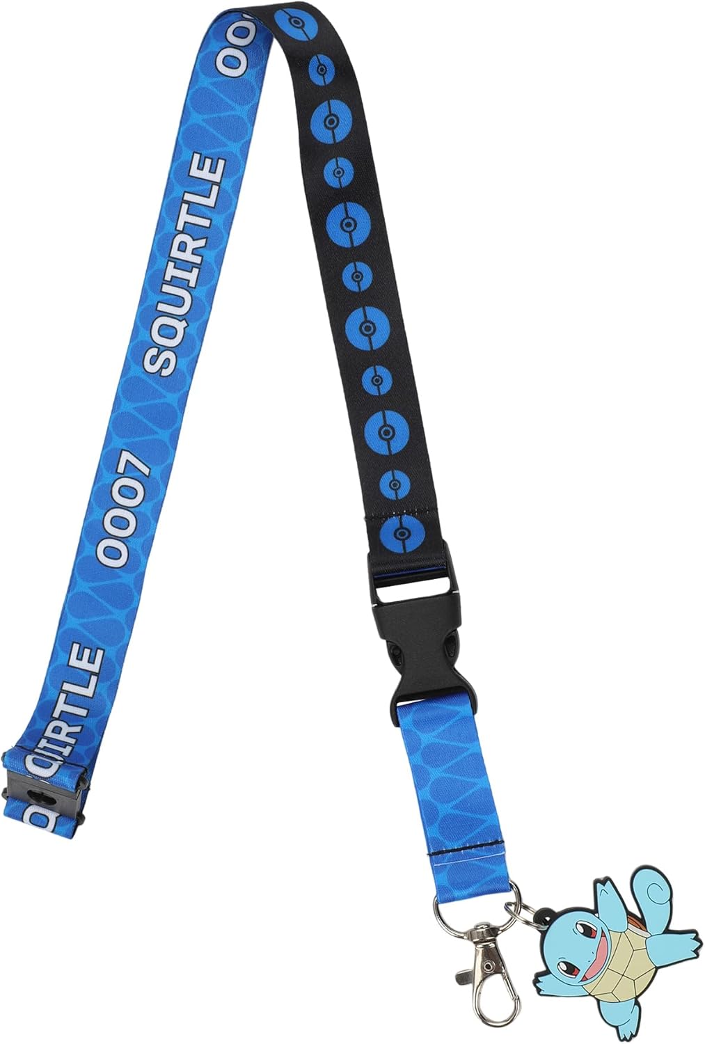 Lanyard - Pokemon Squirtle Blue Kanto Region