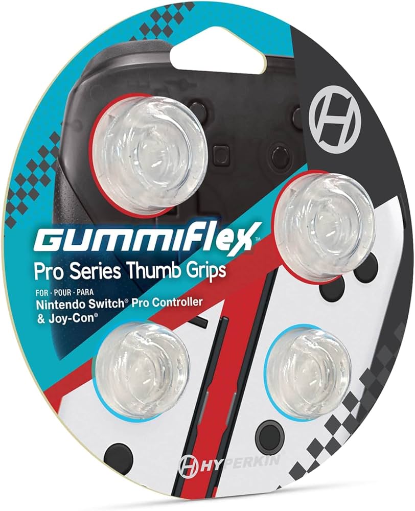 GummiFlexTM Pro Series Thumb Grips for Switch