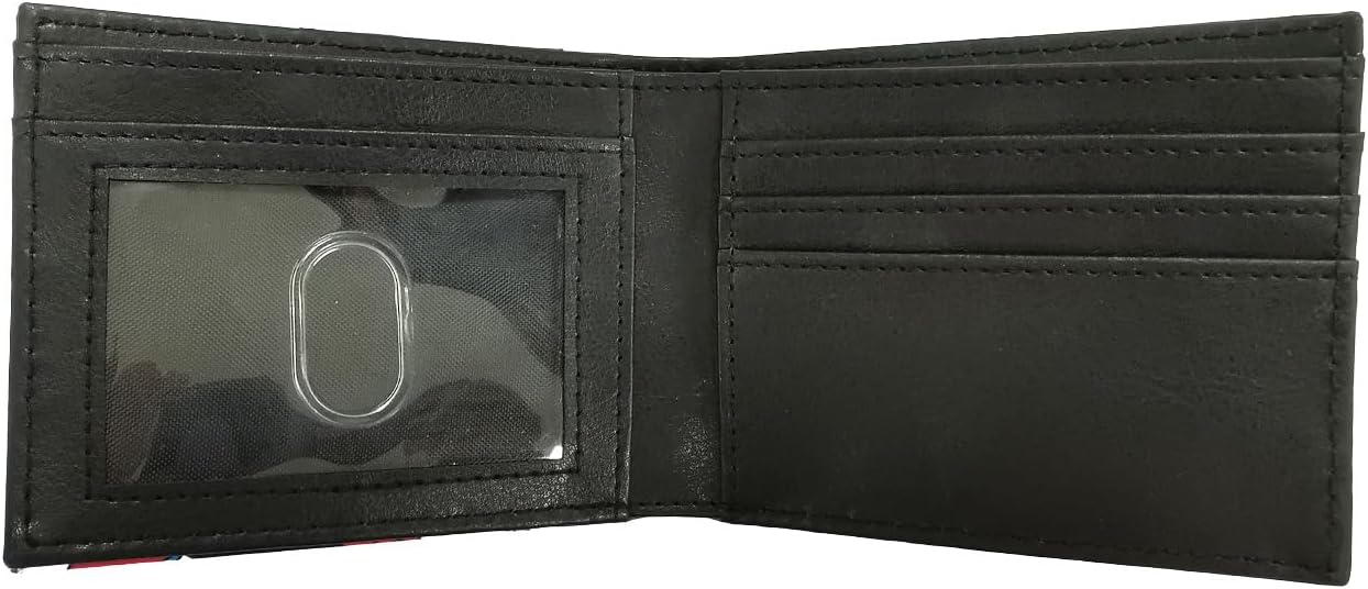 Wallet - Sonic Black/Blue Checkered Bifold