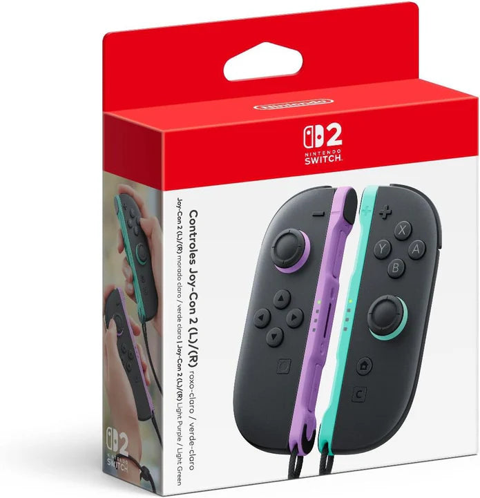 JOYCON 2 (L/R) LIGHT PURPLE / LIGHT GREEN