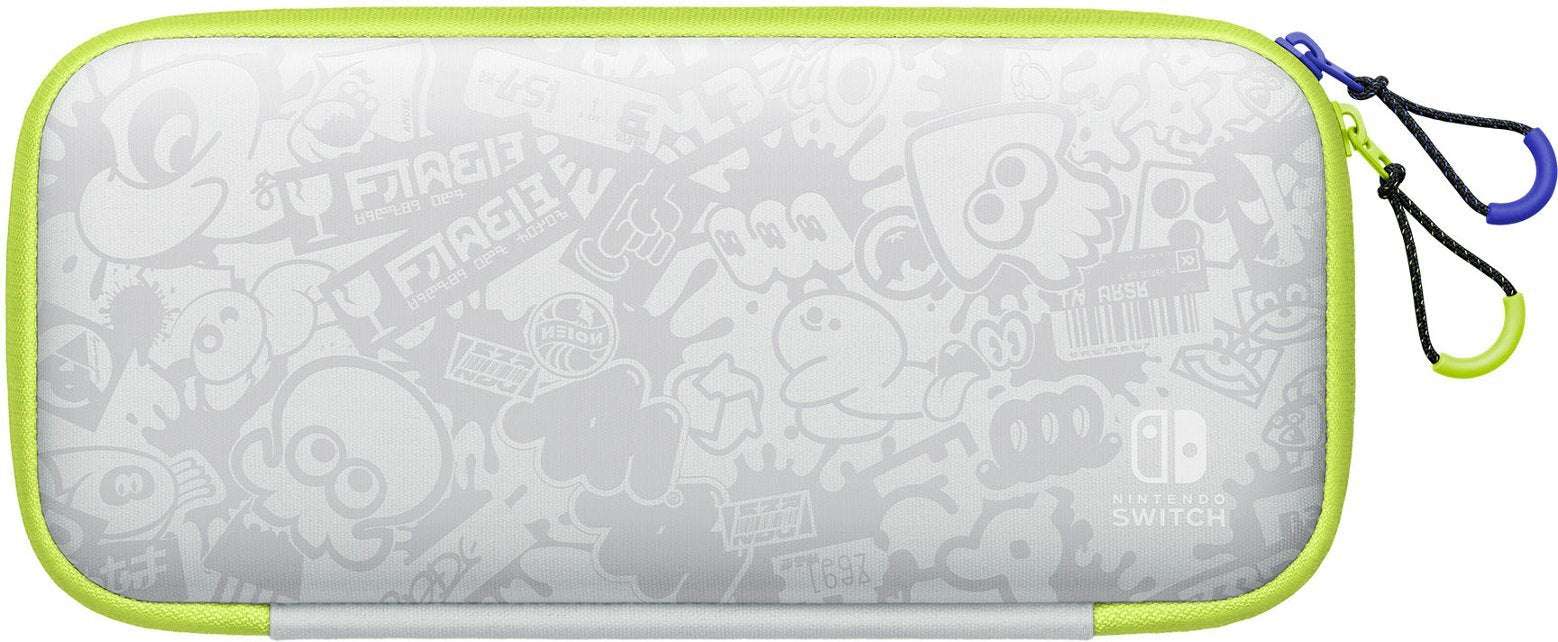 Switch Carrying Case & Screen Protector Splatoon 3 Edition - White