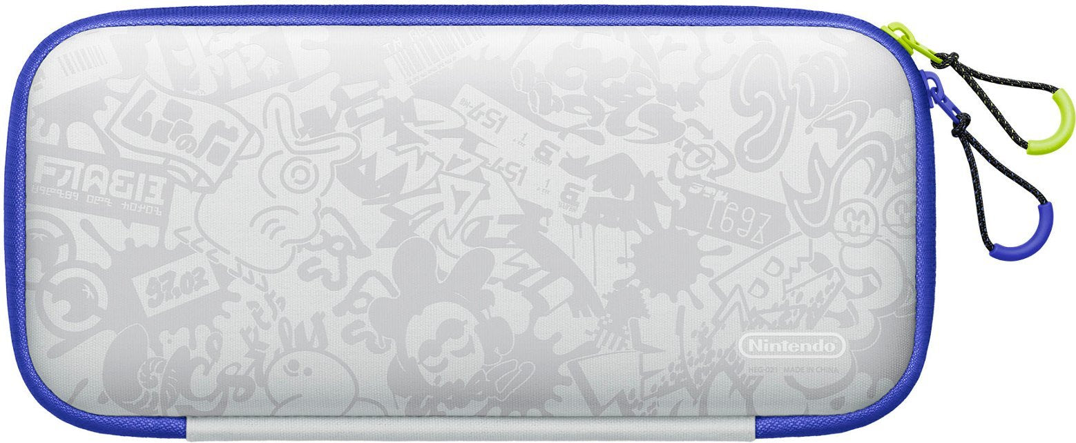 Switch Carrying Case & Screen Protector Splatoon 3 Edition - White