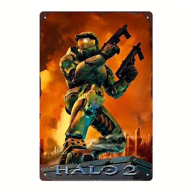 Art - Halo 2 Cover Metal