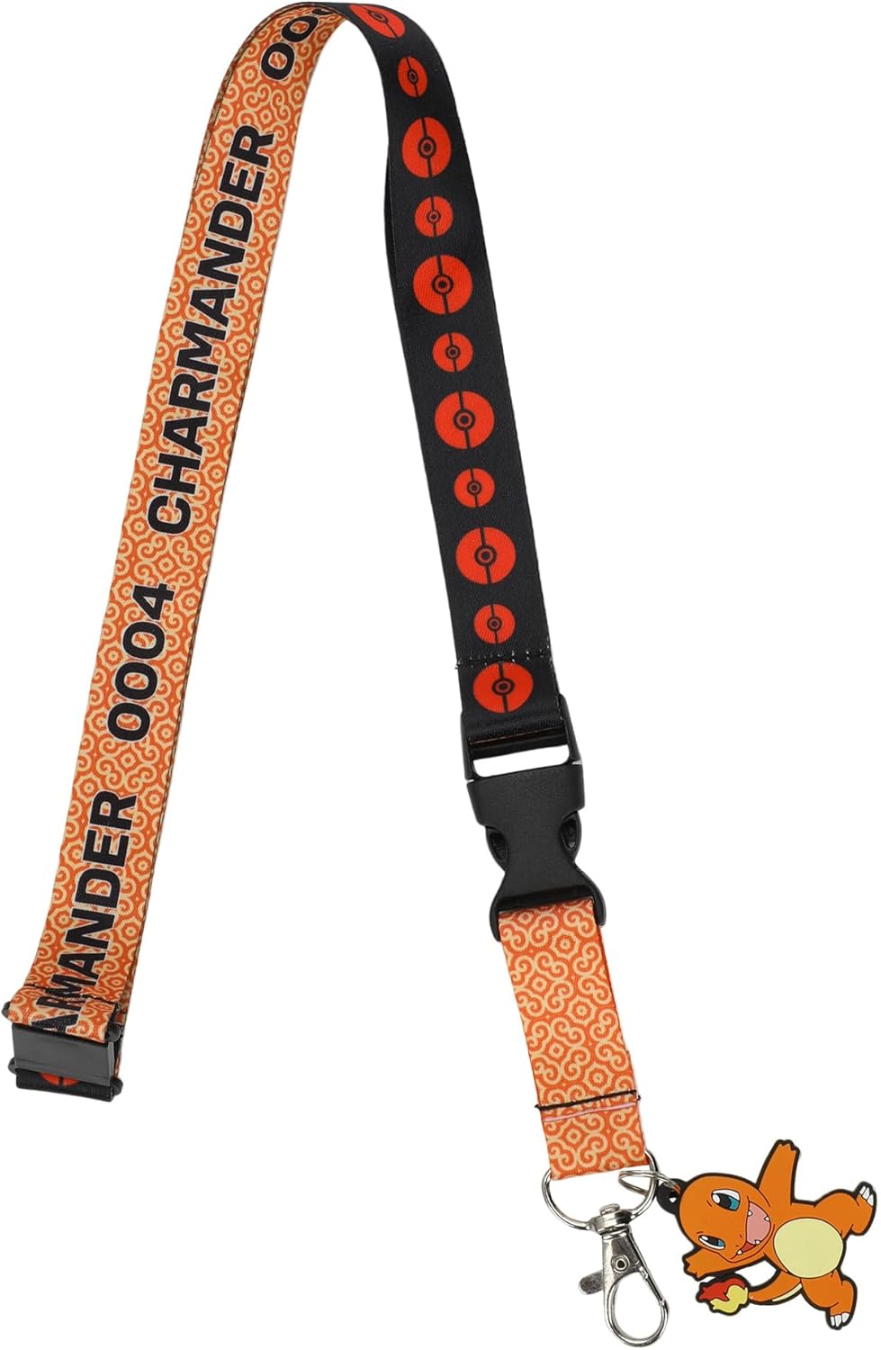 Lanyard - Pokemon Charmander Orange Kanto Region