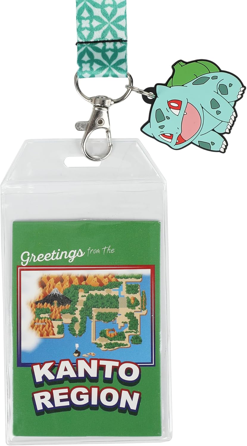 Lanyard - Pokemon Bulbasaur Green Kanto Region