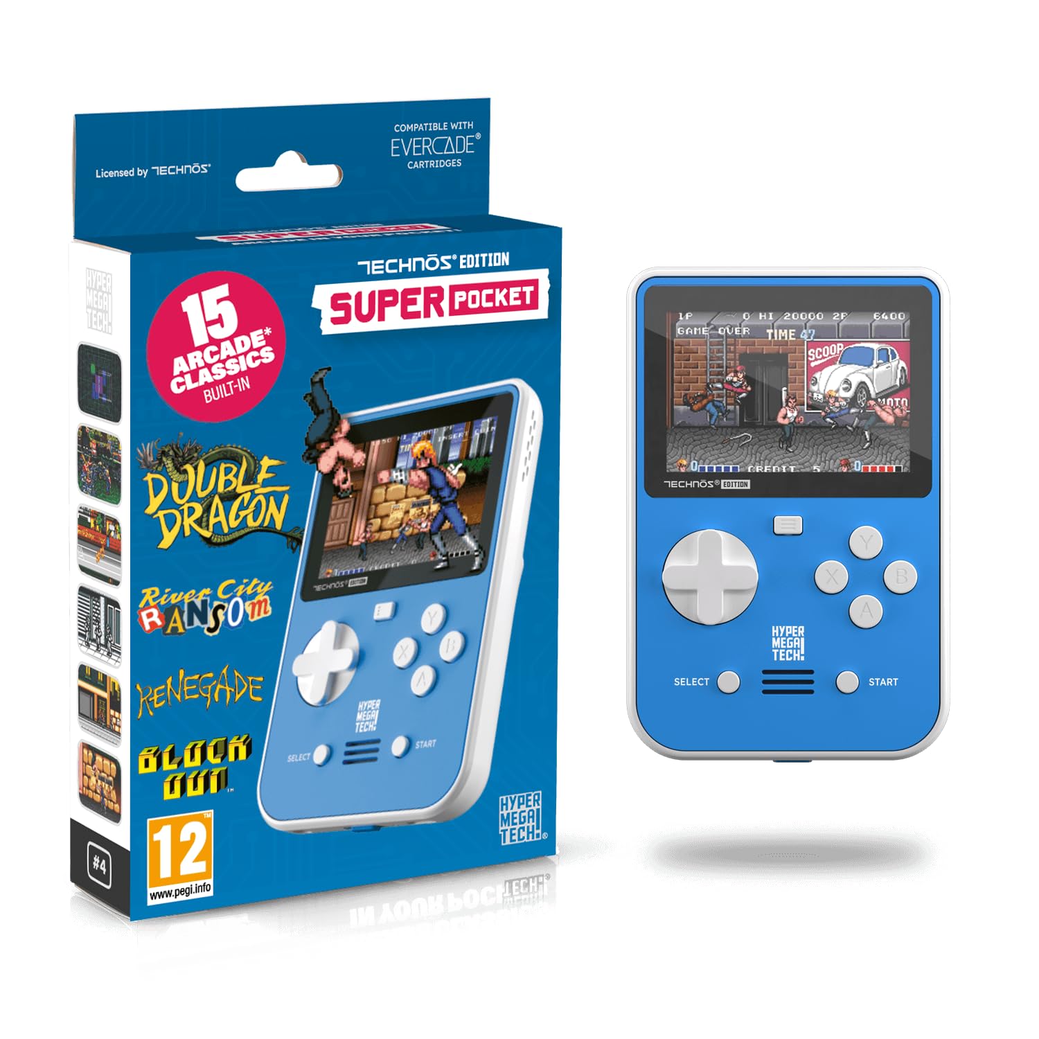 Technos Edition Super Pocket (15 Games Built-In)