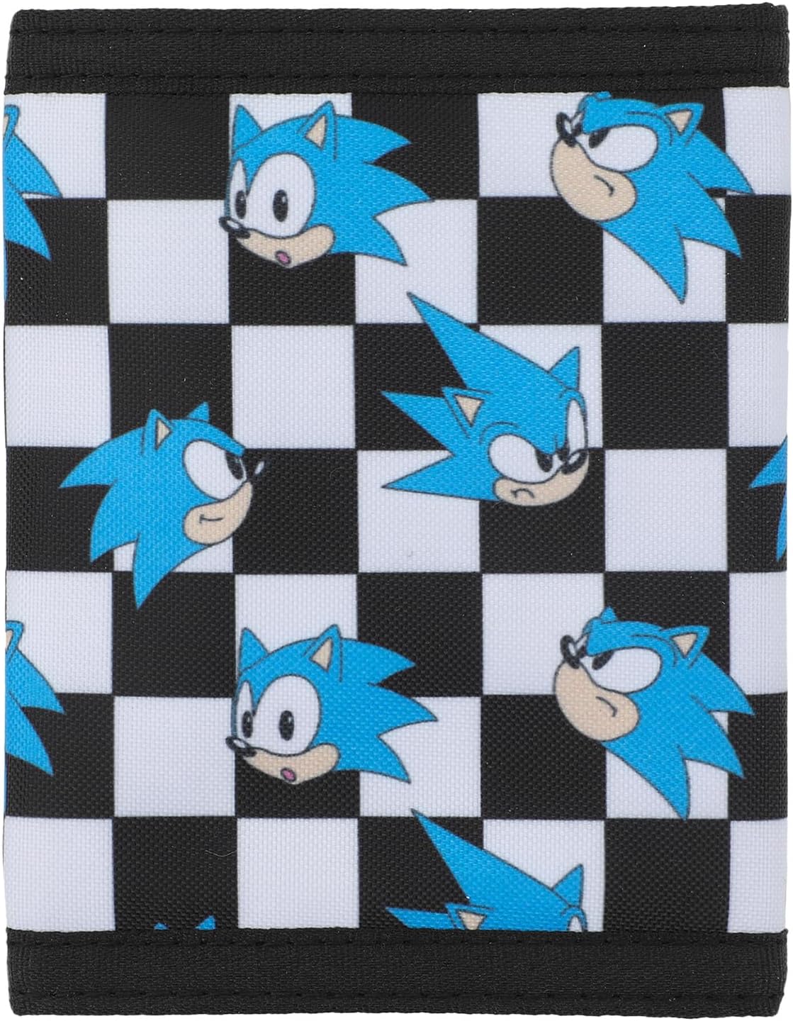Wallet - Sonic the Hedgehog Checkered Design Kids Trifold