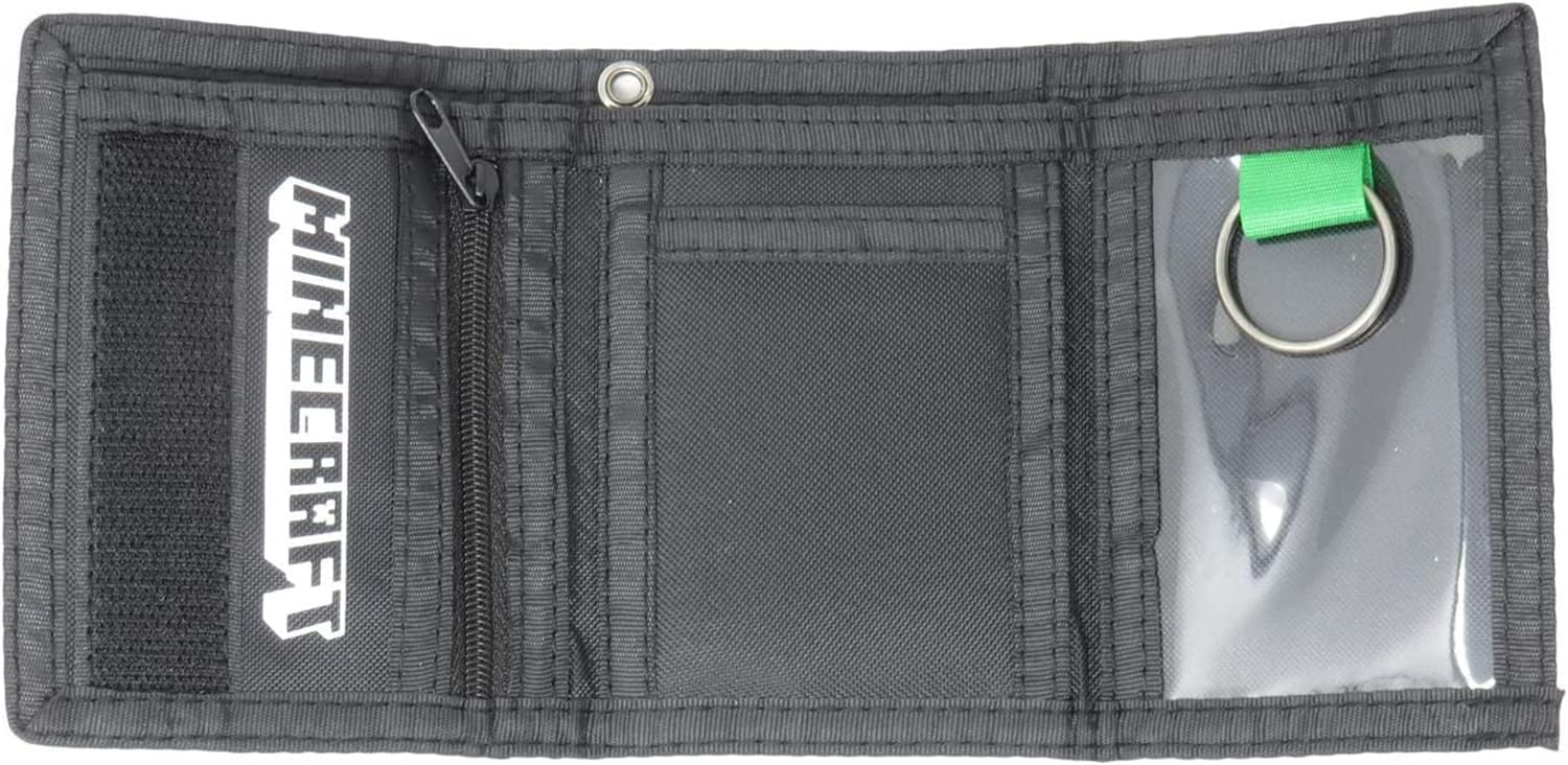 Wallet - Minecraft Creeper Face Collage Kids Trifold