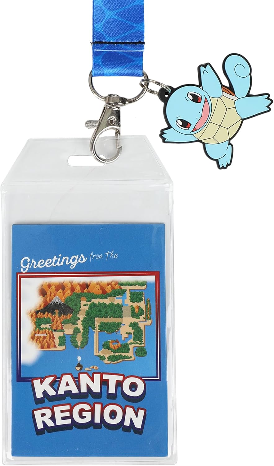 Lanyard - Pokemon Squirtle Blue Kanto Region