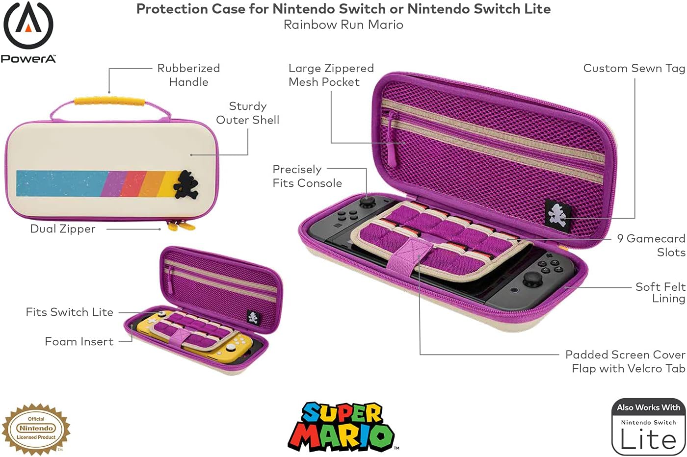 SWITCH CARRYING CASE MARIO RAINBOW RUN