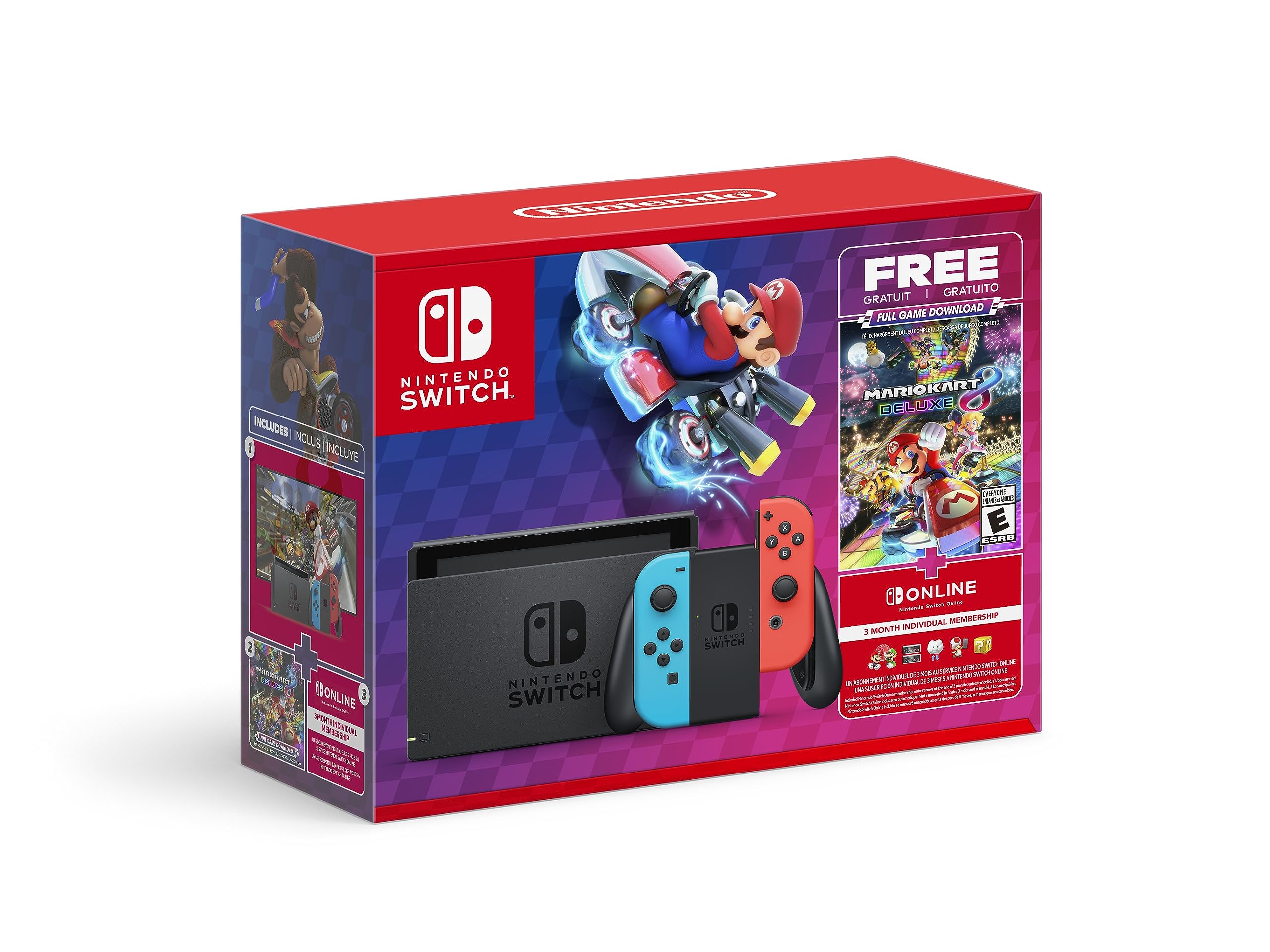 NINTENDO SWITCH MARIO KART 8 DELUXE BUNDLE $399.99