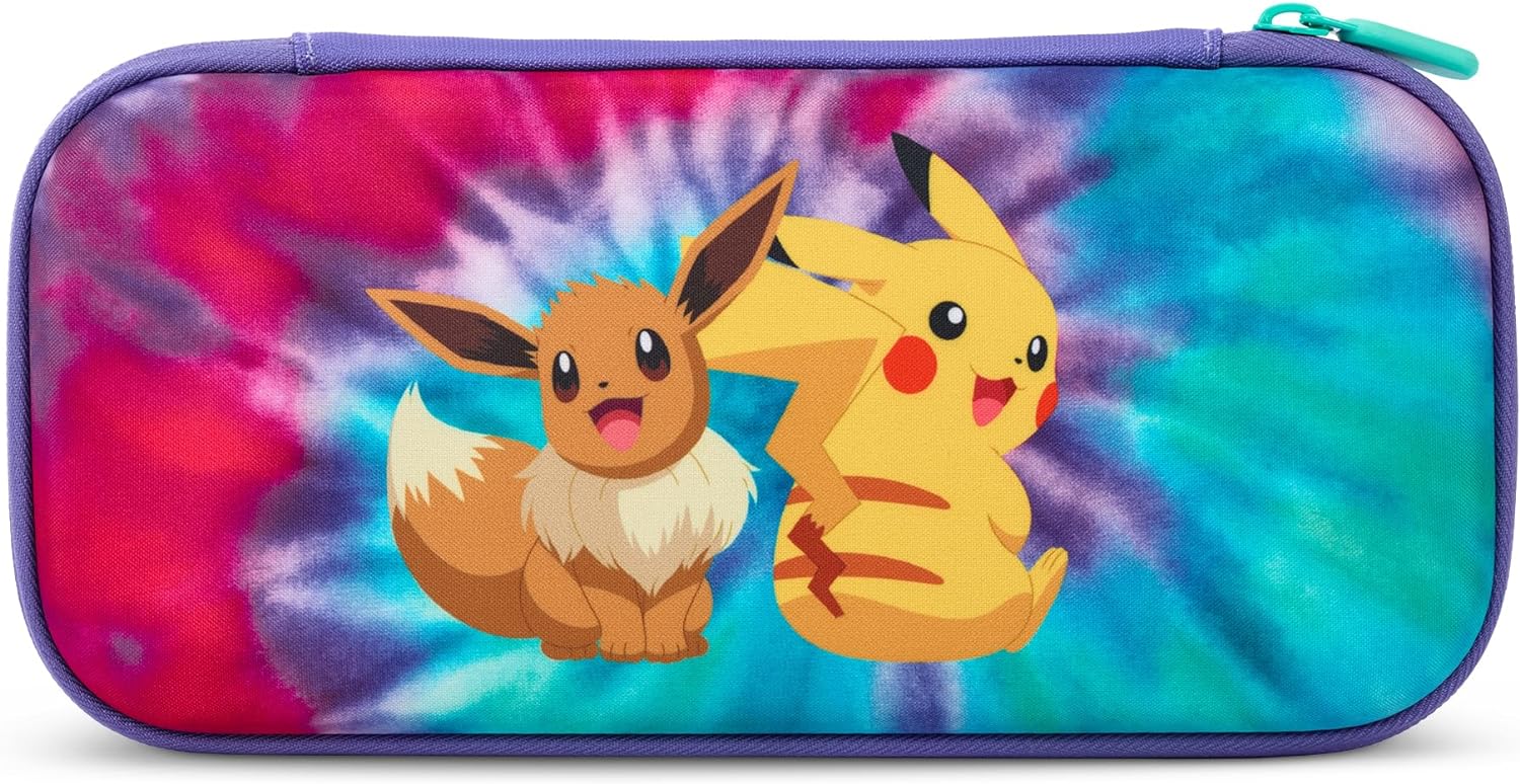 Tie Dye Pikachu and Eevee Slim Case for Nintendo Switch