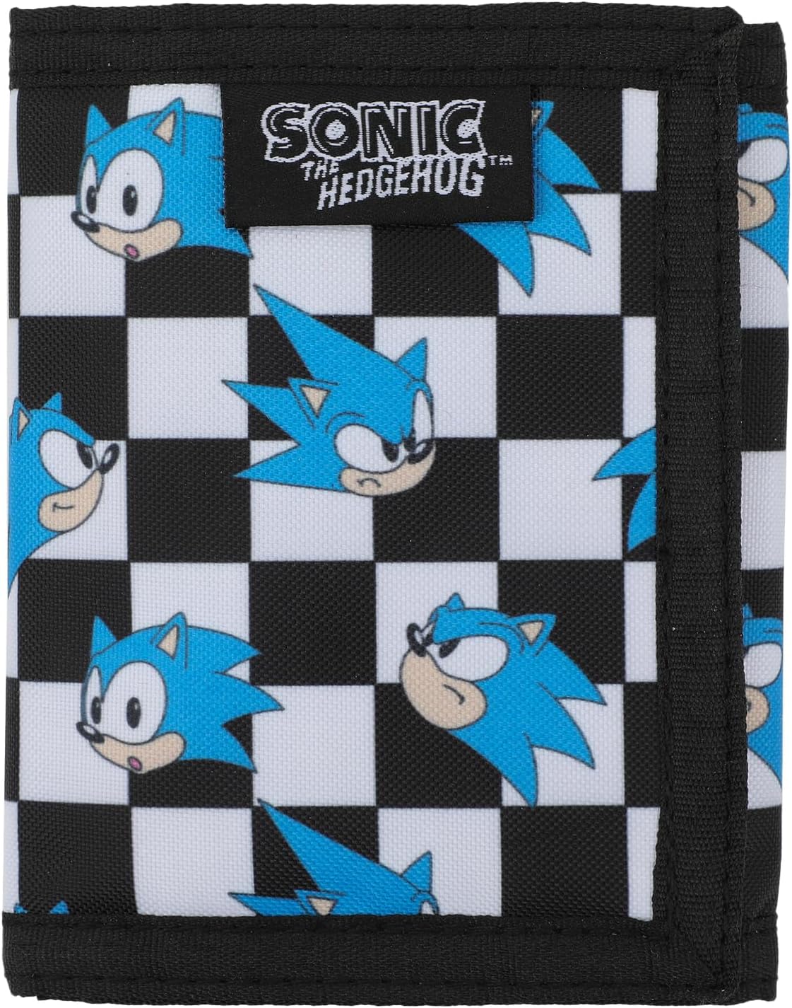 Wallet - Sonic the Hedgehog Checkered Design Kids Trifold