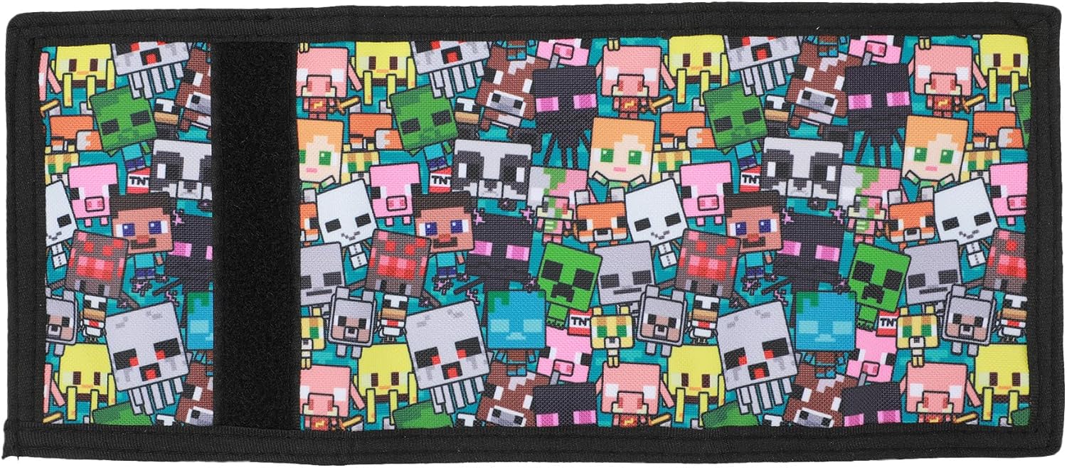 Wallet - Minecraft Character Collage All Over Print Kids Trifold