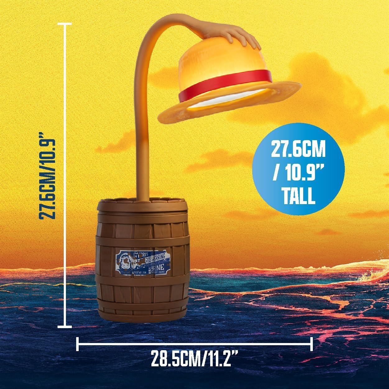 Light - Straw Hat One Piece 11inch