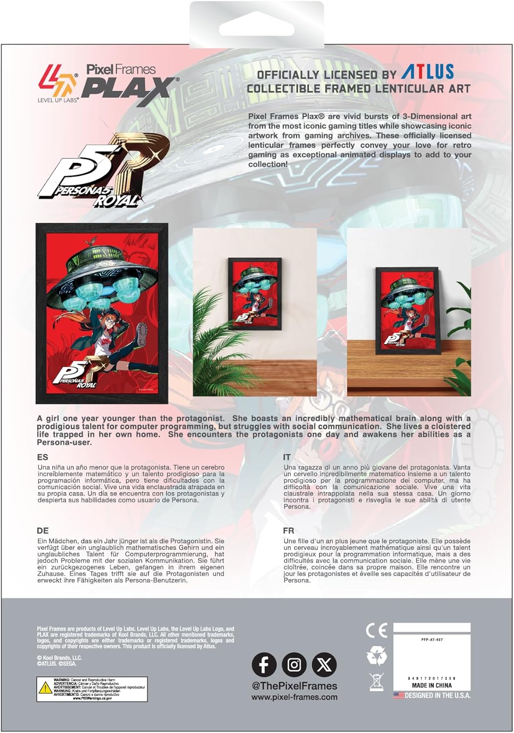 Persona 5 Royal Oracle Plax Lenticular