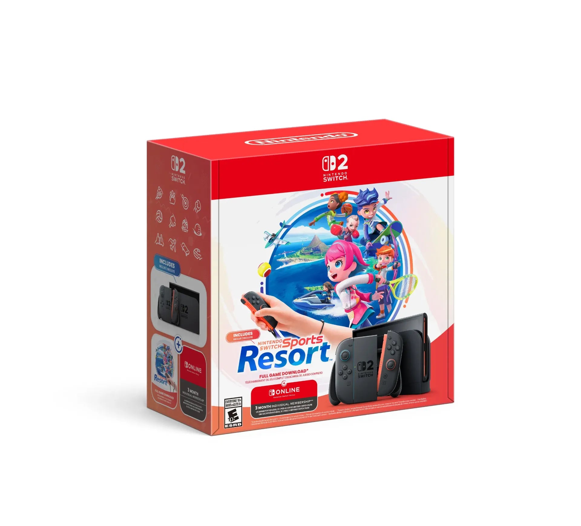Nintendo Switch 2 + Nintendo Switch Sports Resort Bundle (W/ 3 Month Membership)