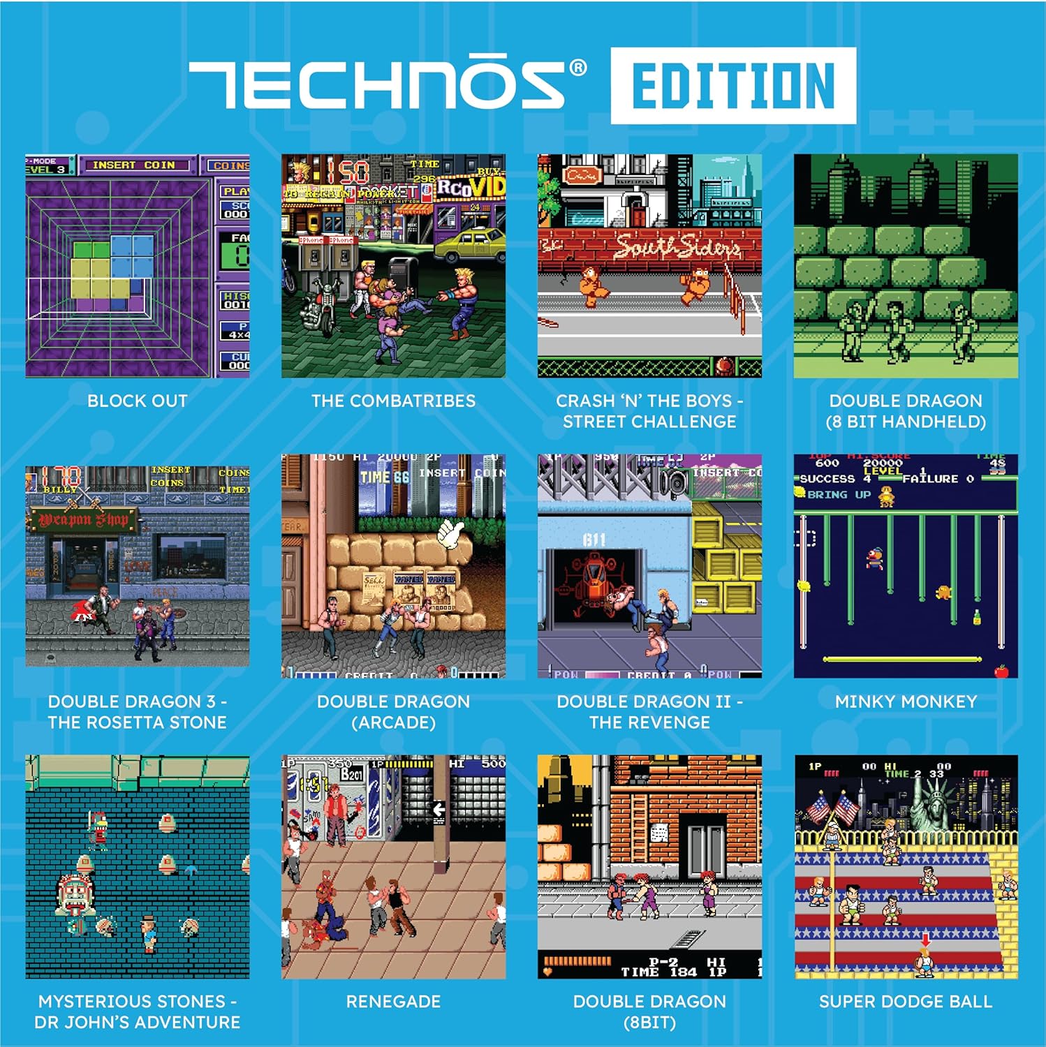 Technos Edition Super Pocket (15 Games Built-In)