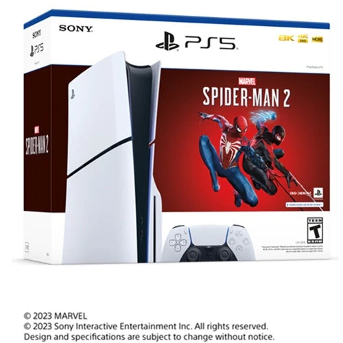 PS5 SLIM STANDARD HW W/ SPIDER-MAN 2 (CIB)