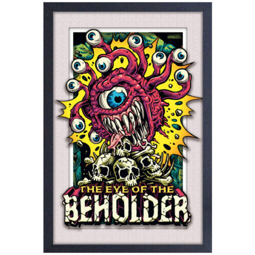Eye Beholder D&D Faux Matte Framed