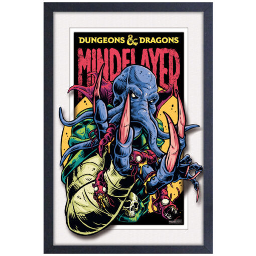 Dungeons & Dragons Mindflayer Faux Matte Framed