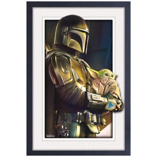 Onward Mandalorian Faux Matte Framed